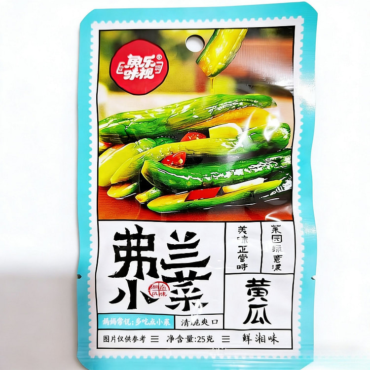 弗兰小菜鲜湘味黄瓜1袋 25 克