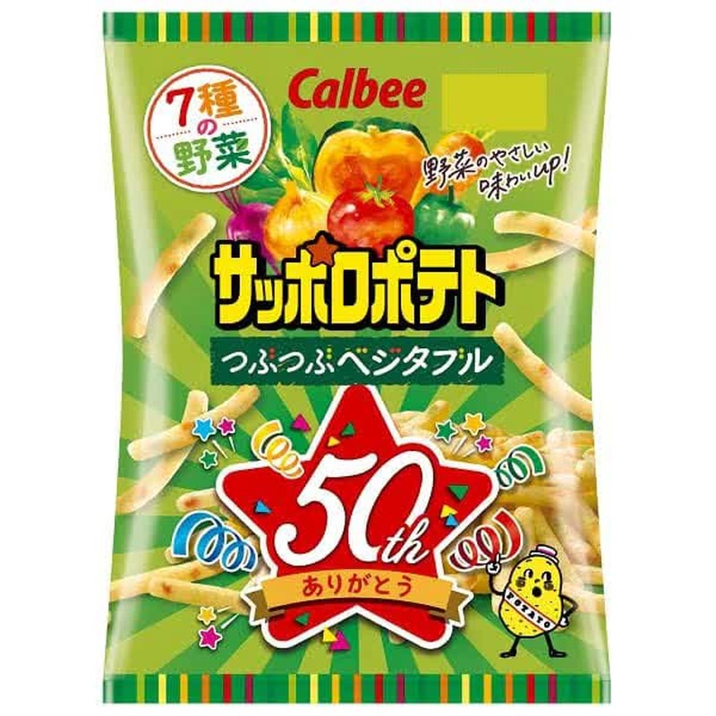 卡樂比札幌脆皮土豆蔬菜味 72g 1 份