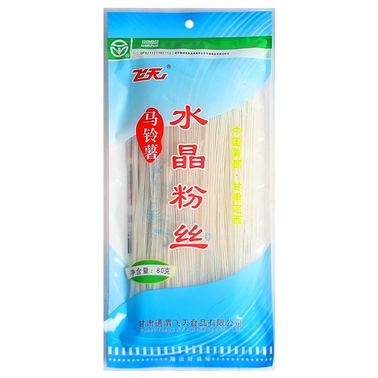 Potato crystal vermicelli 80g*1 bag 80 g
