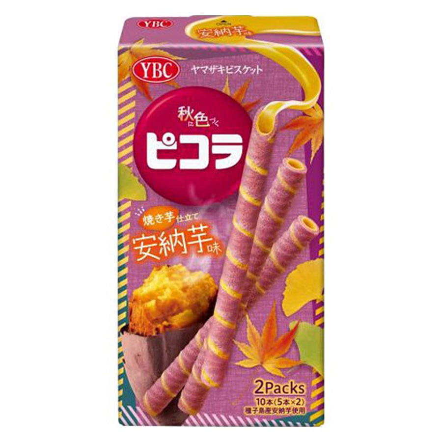 YBC 秋季限定 卷心酥 蛋卷 红薯味 10根/ 1 盒