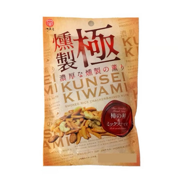 Edoya Kunsei Kiwami Smoked Kaki Nut Mix 58g 1 each