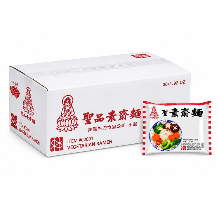[Sunny Maid] Vegetarian Ramen - 2.92oz -Pack of 30 1 each