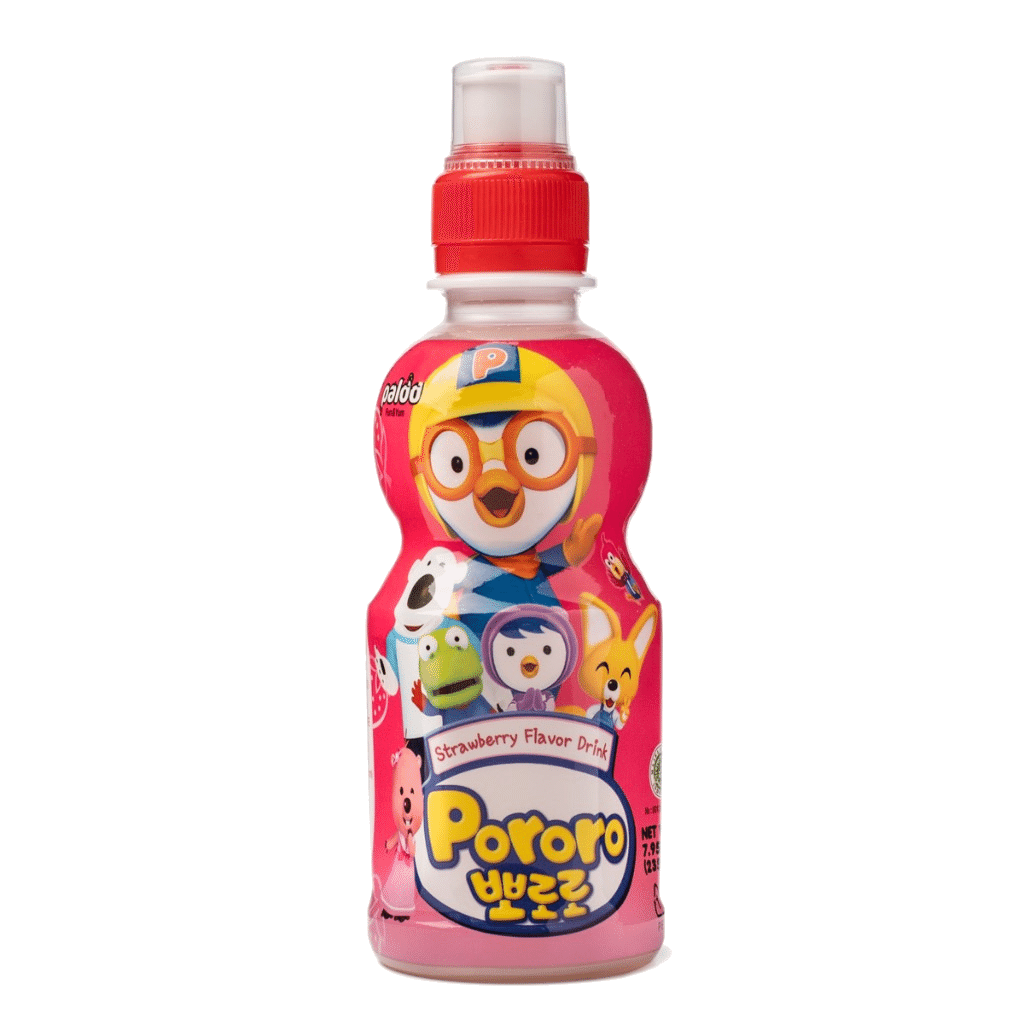 Paldo Pororo Fruit Juice, Strawberry Flavor 7.95 oz 1 bottle