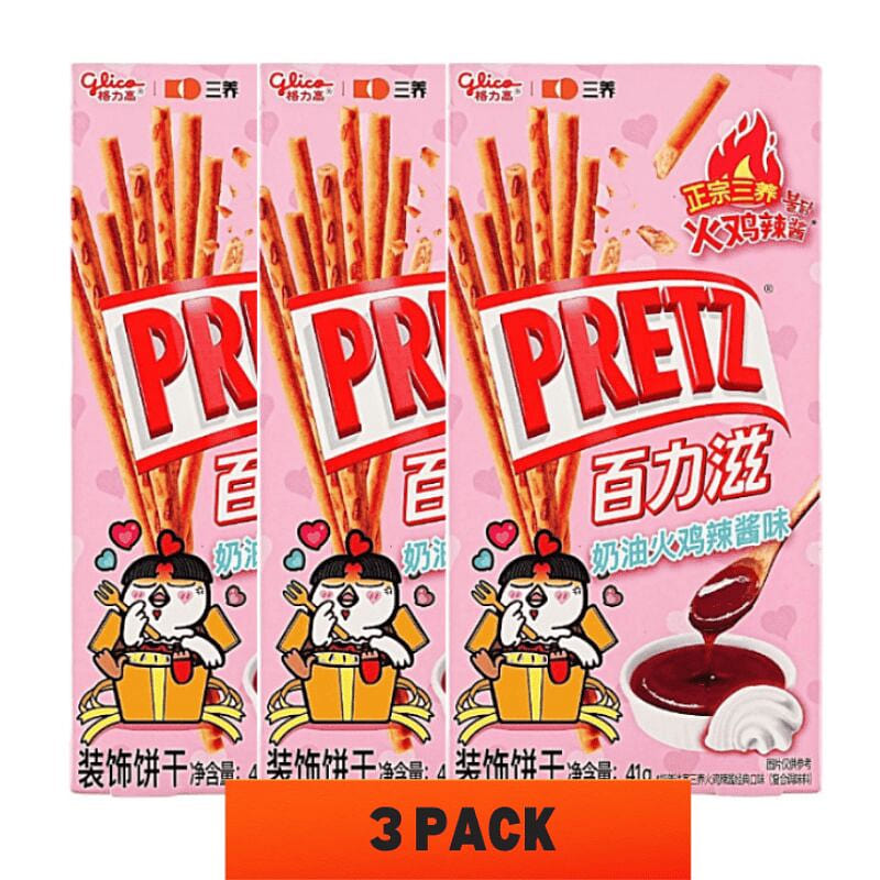 GlicoSamyang Creamy Buldak Biscuit Sticks, 41g*3 41 g