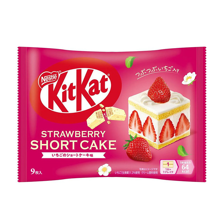 Nestle Japan KitKat Strawberry Shortcake 9pcs/ 1 each
