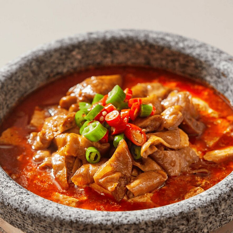 pork intestine with soft tofu