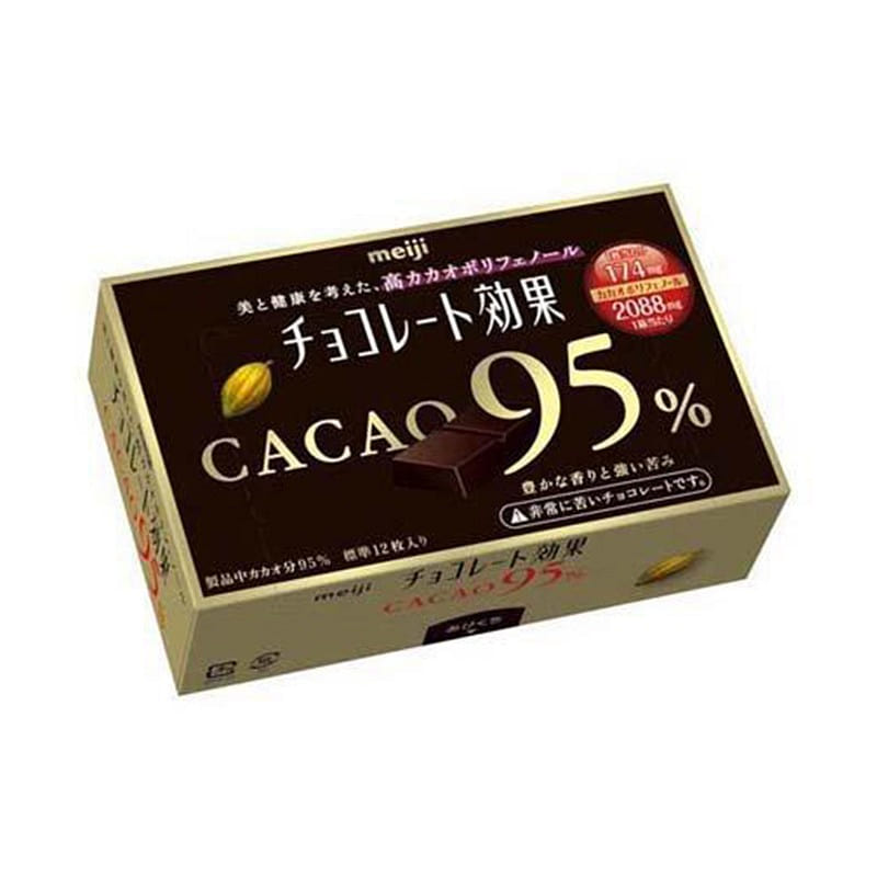 Meiji 95% Cocoa Dark Chocolate 60g 1 each