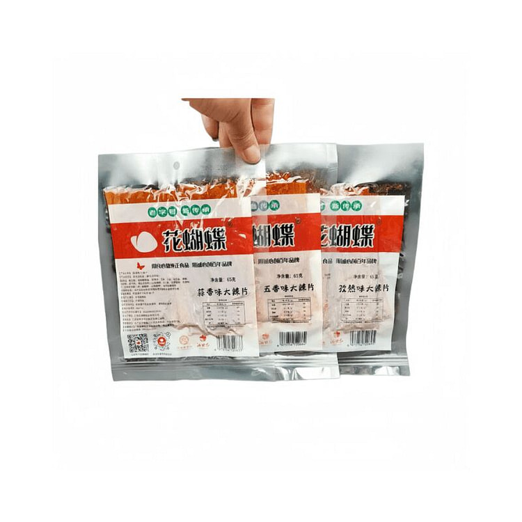 花蝴蝶 辣条辣片65g*3包（3种口味） 65 克