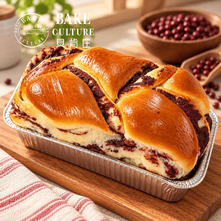 BakeCulture Red Bean Paste Toast 1pc 450 g