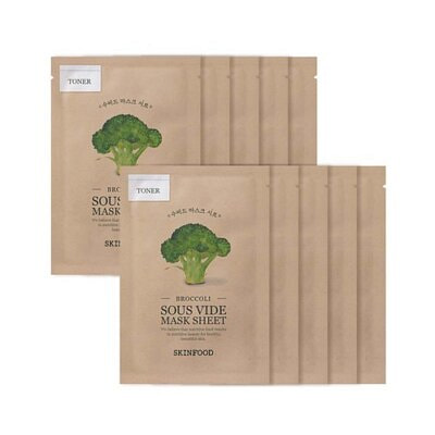 SKINFOOD Broccoli Mask Sheet (10)