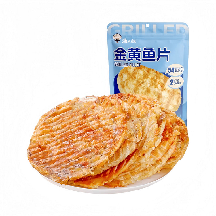 Golden roasted fish slices 55g*1 bag 55 g