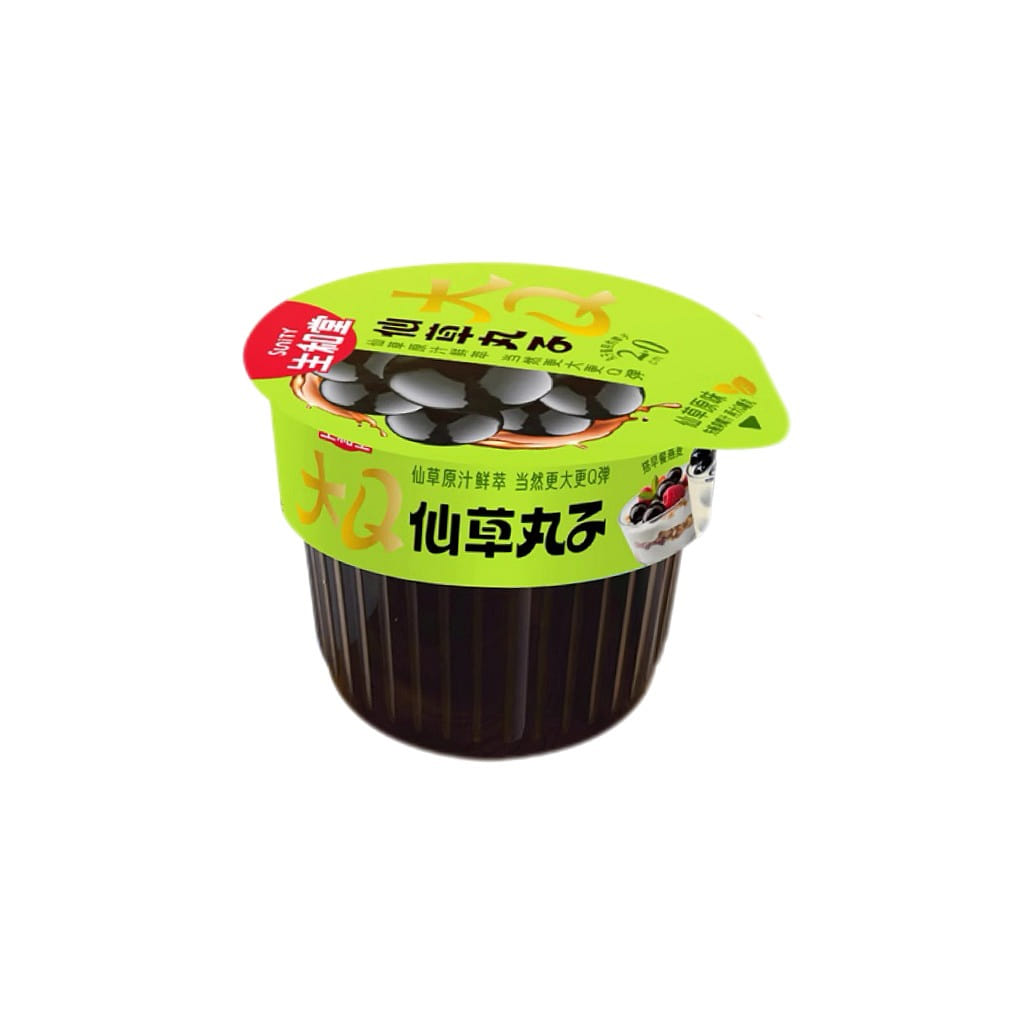 Grass Jelly Ball 110 g*3 Cups - Original Flavor 1 each