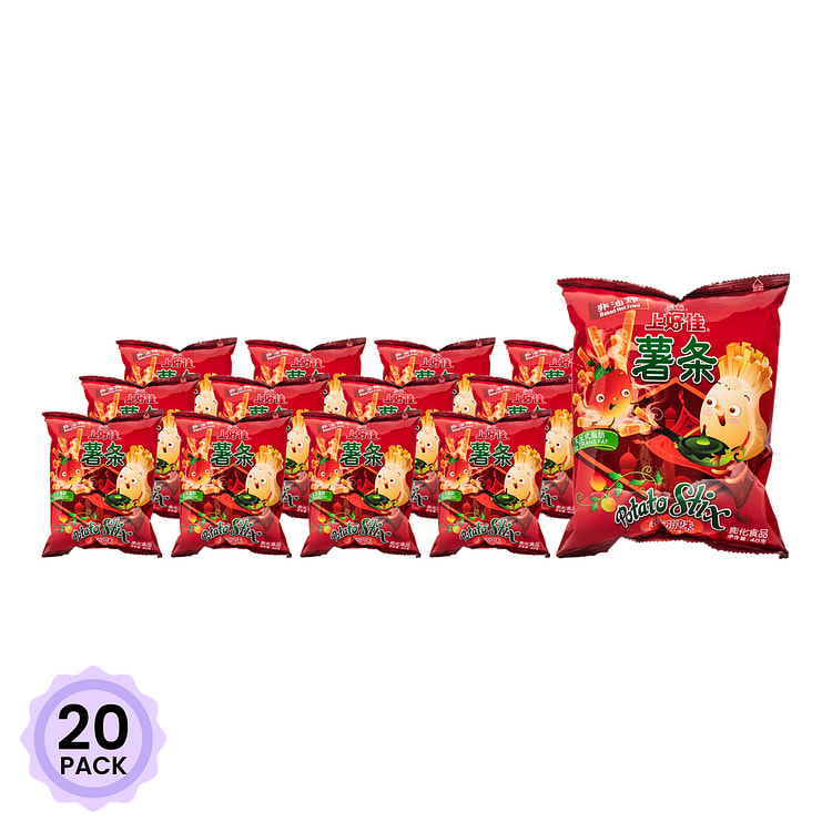 Bánh Khoai Tây Chiên Thanh Oishi, Vị Cà Chua 40 g*20 pack