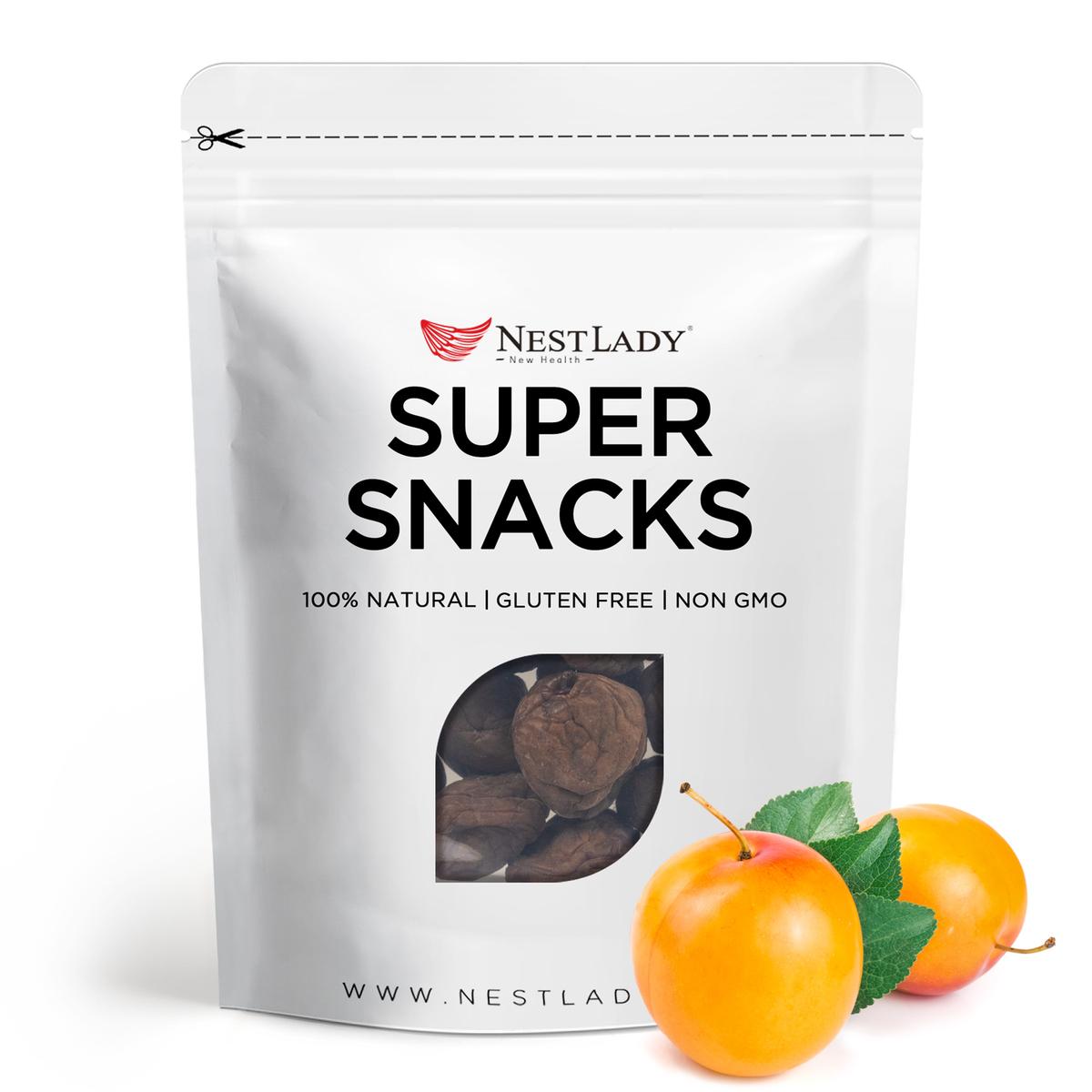 NESTLADY JAPAN STYLE SALTY PLUM 125g- Dried Plum healthy snacks NON GMO Vegan 1 count
