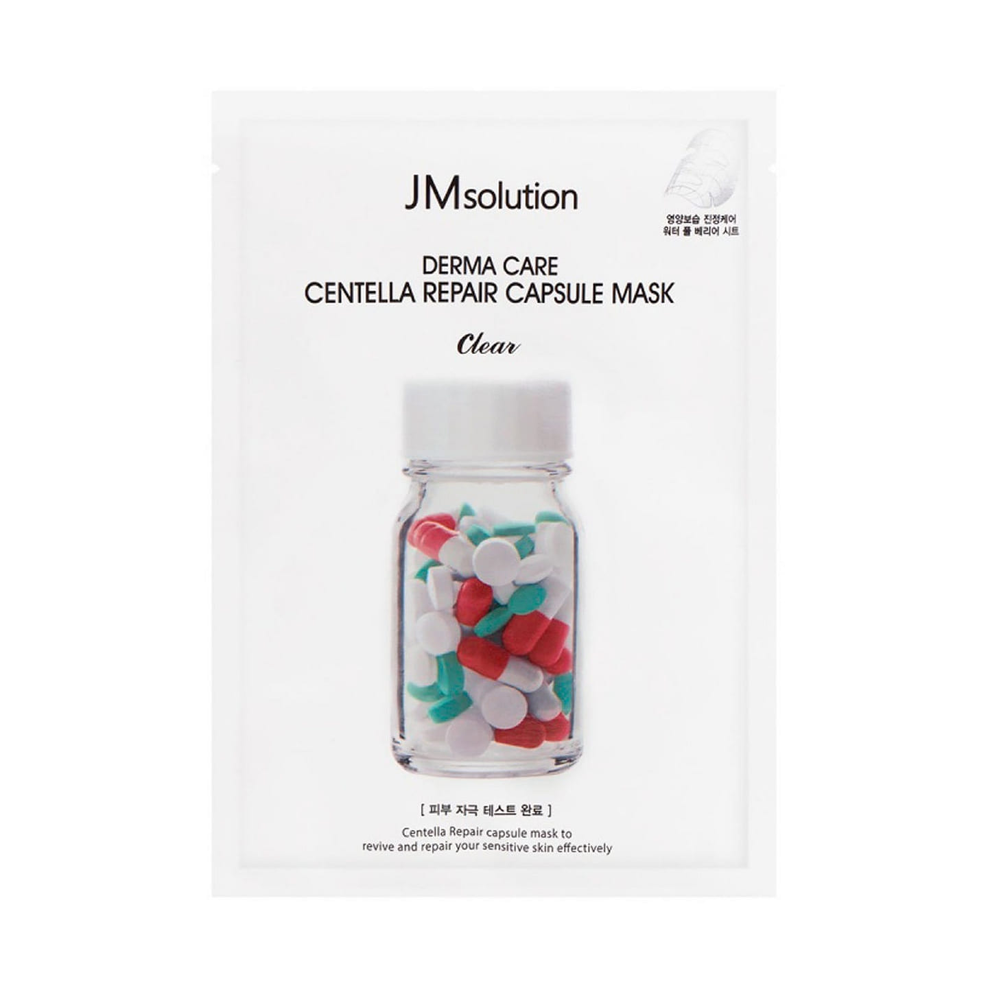 JMsolution Derma Care Centella Repair Capsule Mask Clear Single 1 each