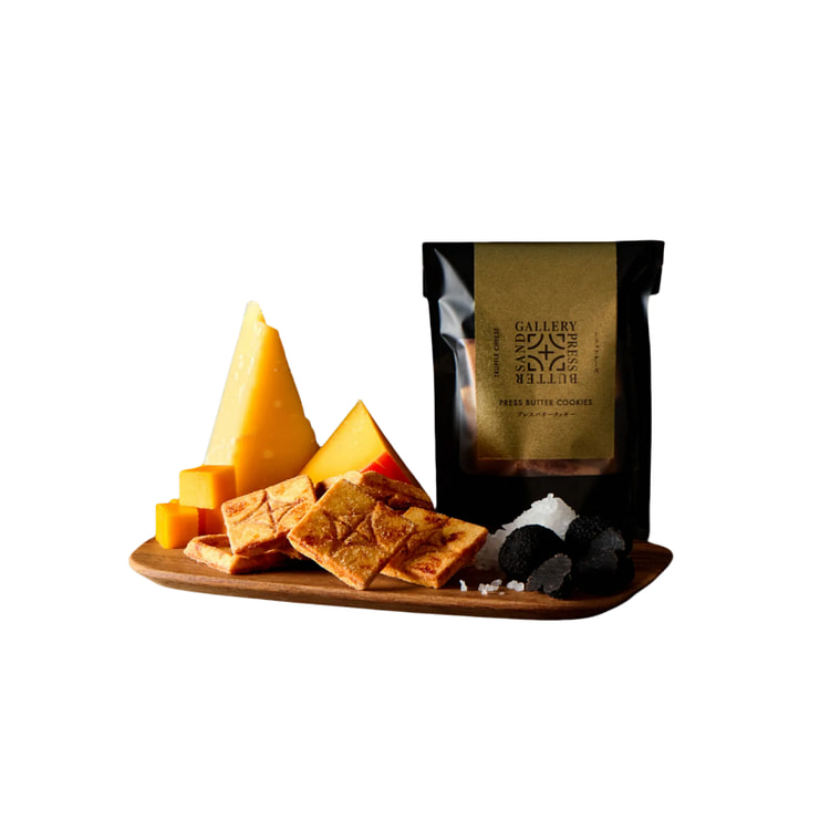 New Product Popular Souvenir Black Truffle Flavored Cheese Butter Biscuits