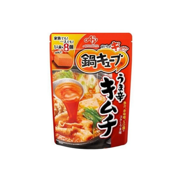 AJINOMOTO Small cubes Hotpot soup base Seasoning cubes Kimchi pot 76g