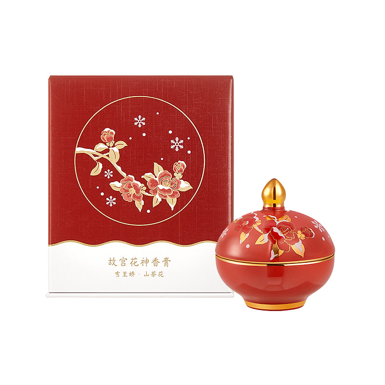 故宫十二花神香膏 山茶花 1 盒
