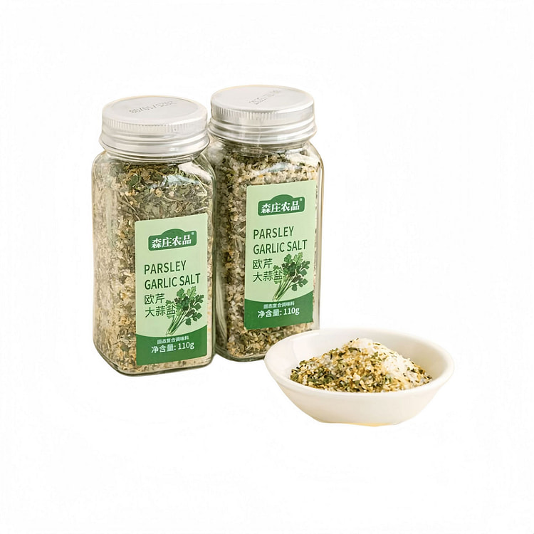 欧芹大蒜盐复合调味料柠檬大蒜粉110g*2瓶各1瓶 220 克