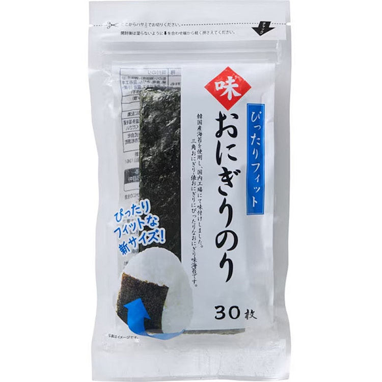 Kanpy Seasoned Onigiri Nori 30 Sheets 1 each