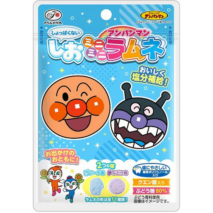 Fujiya Anpanman Salt Mini Ramune Candy 33g 1 each