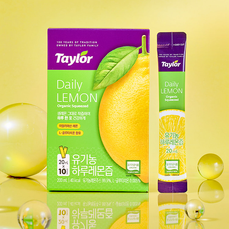 Taylor泰勒有机农美白柠檬汁