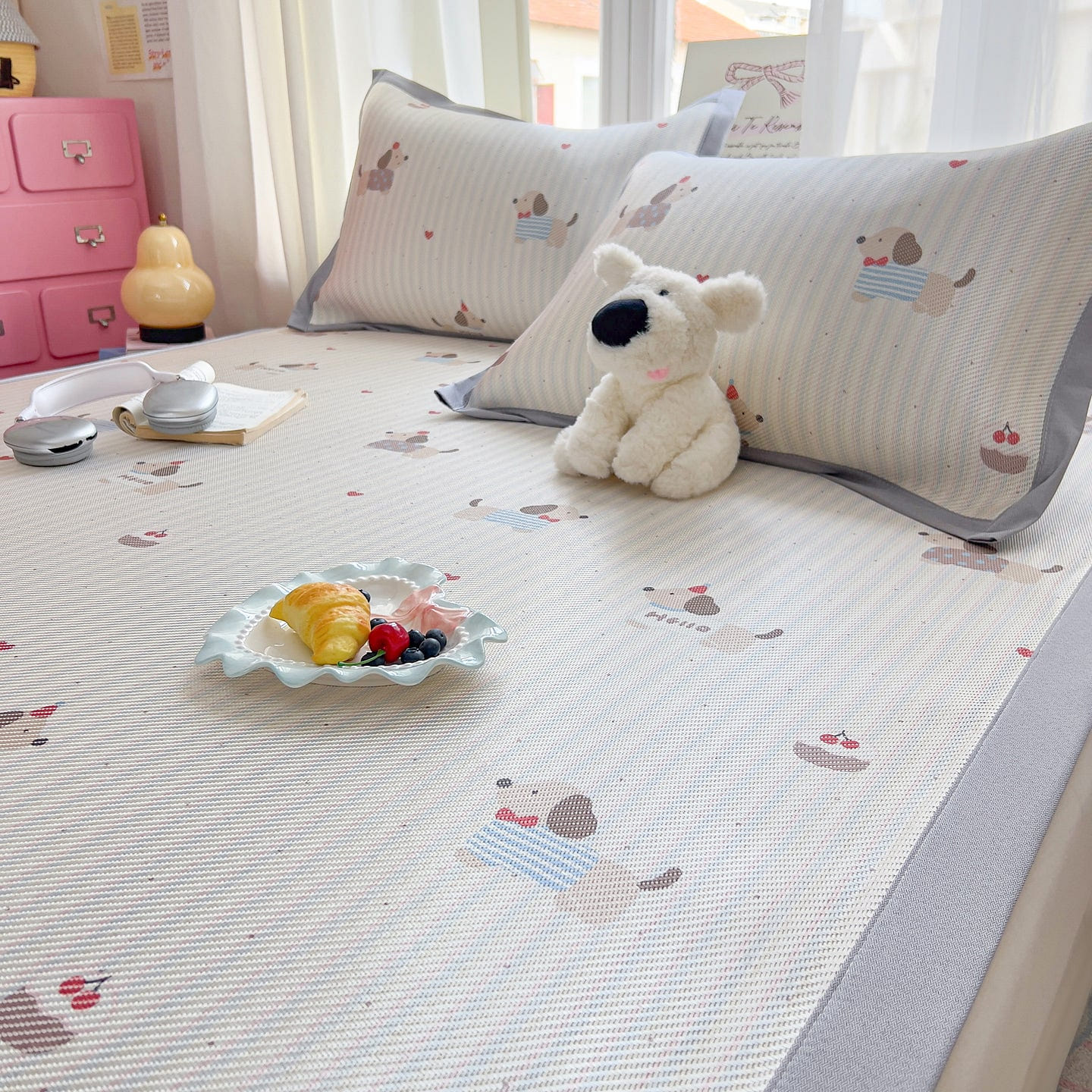 Breezy Buddy Cooling Mat Set Tiny Puppy-Twin 2000 g
