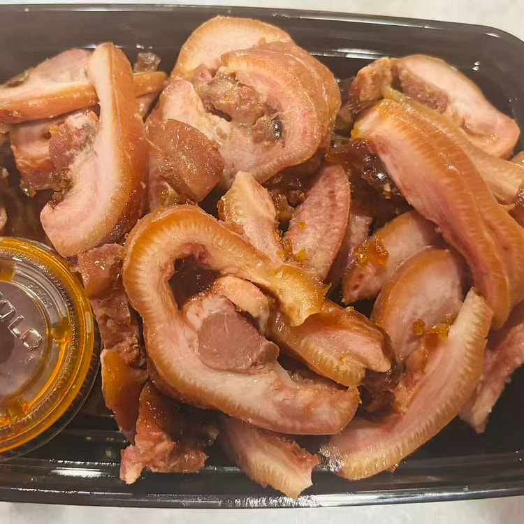 卤猪头肉 1磅 450 克