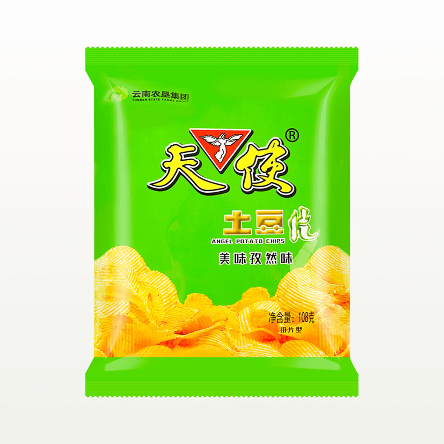 Angel Potato Chips Cumin Flavor 108 g