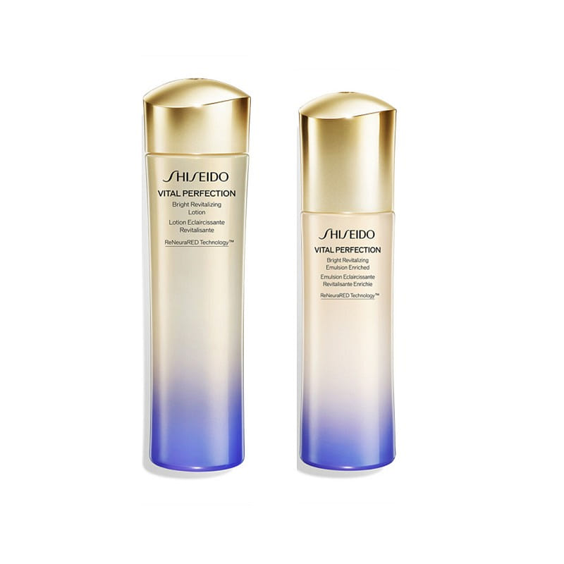 Shiseido Bright Revital Lotion 150ml+Bright Revital Emulsion Enriched 100ml 1 each
