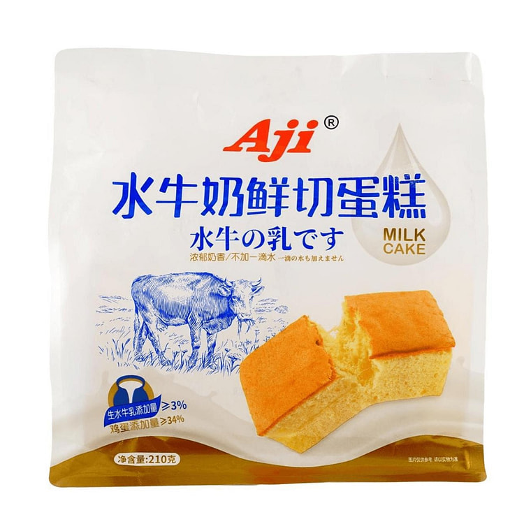 Aji 水牛奶鲜切蛋糕 原味 210g