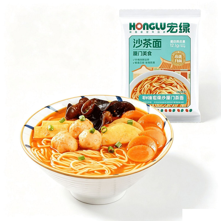Honglu Xiamen Specialty Shacha Noodles 100 g