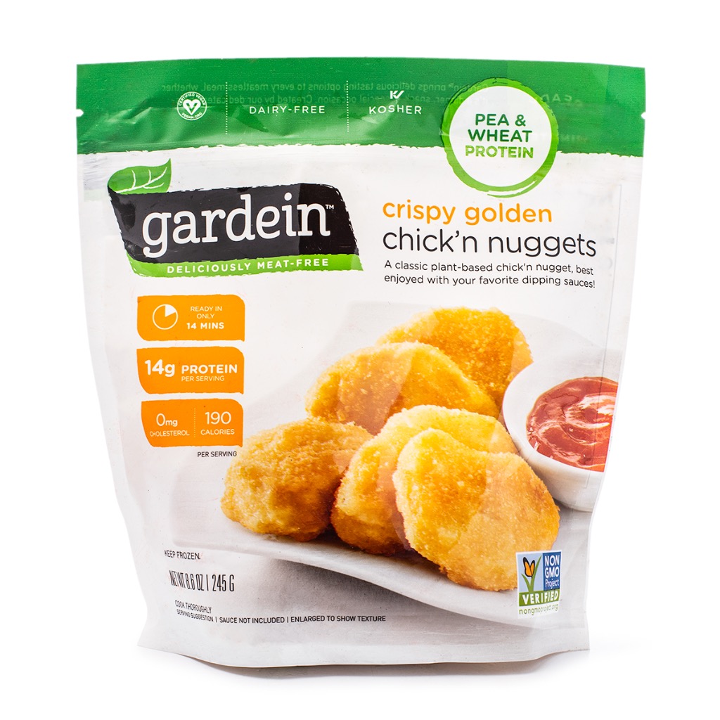 Gardein Crispy Golden Plant Based Chick'n Nuggets, Frozen Weee!