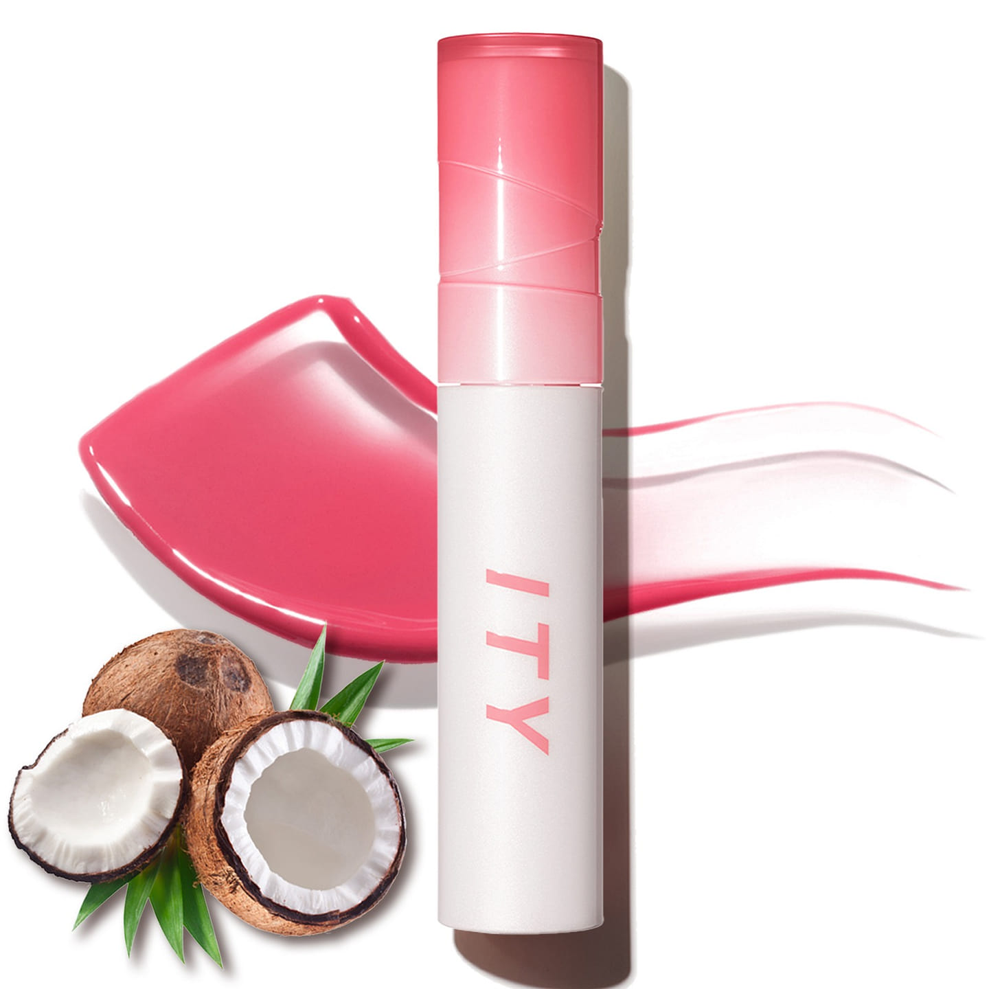 ITY Lip Gloss Coconut Scent Lipstick Jelly Texture 0.09 oz in Guava Crush 0.01 lb
