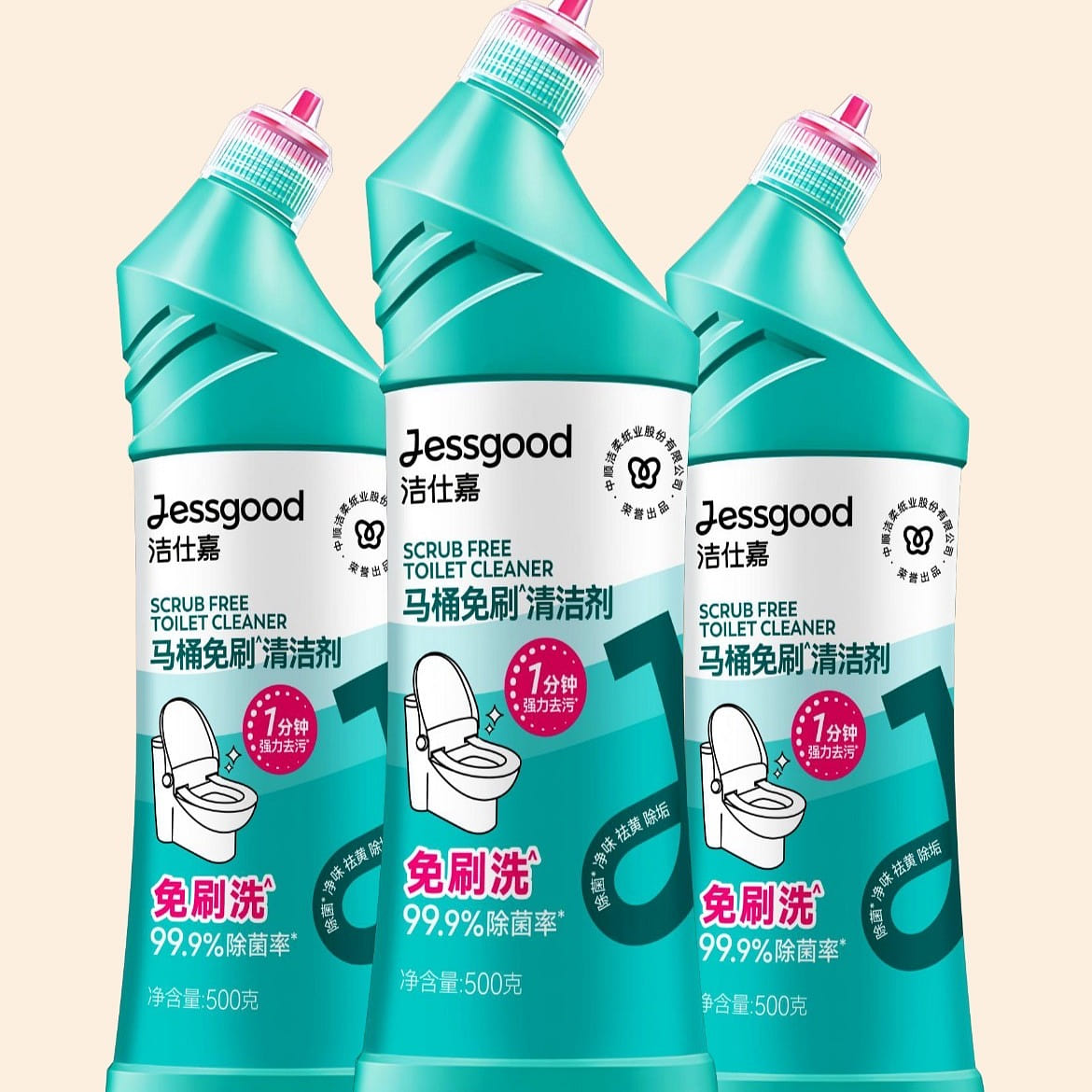 Jessgood No-Scrub Toilet Cleaner (Bottled) 500g 500 g