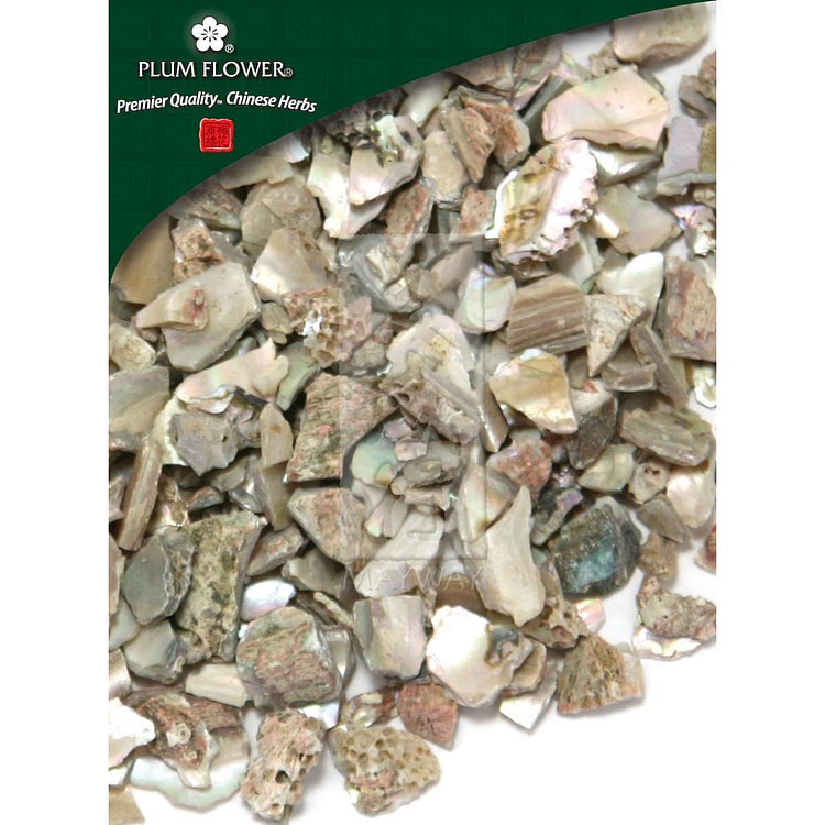 Shi Jue Ming, unsulfured Haliotis diversicolor shell