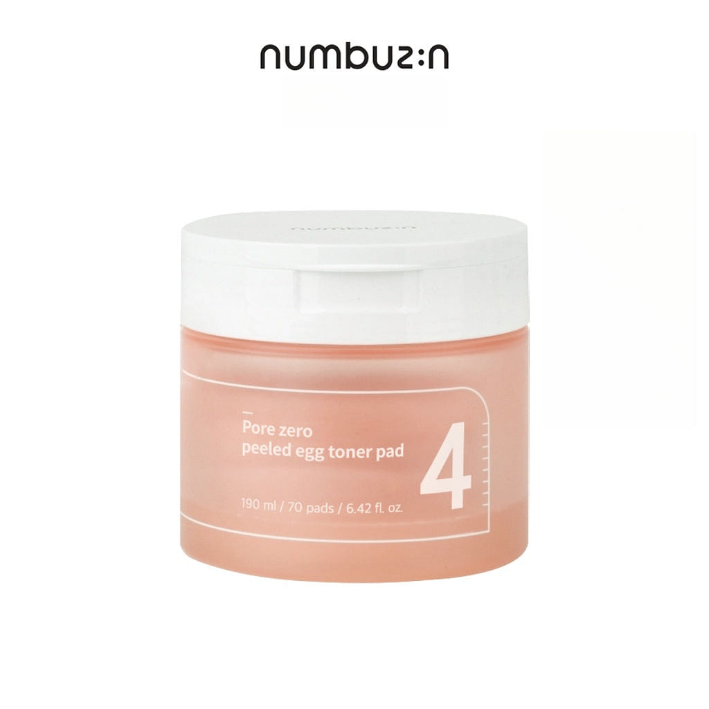Numbuzin No.4 Pore Zero Peeled Egg Toner Pad 1 each