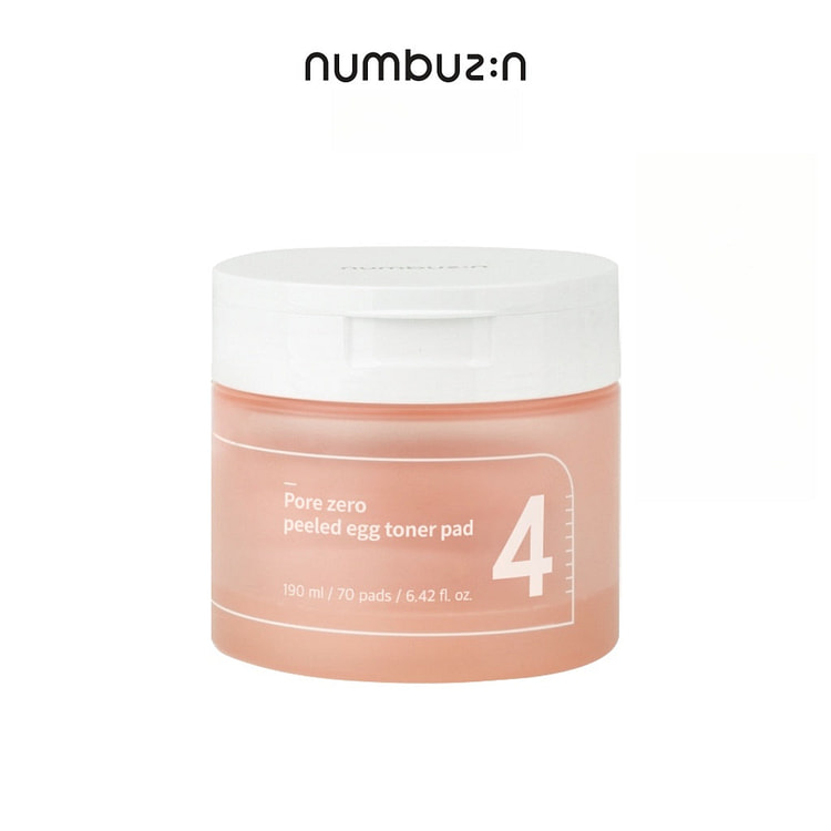 Numbuzin No.4 Pore Zero Peeled Egg Toner Pad