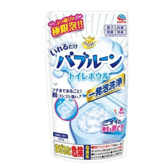 EARTH Pharmaceutical Toilet Cleaning Bubble 160g 0 each