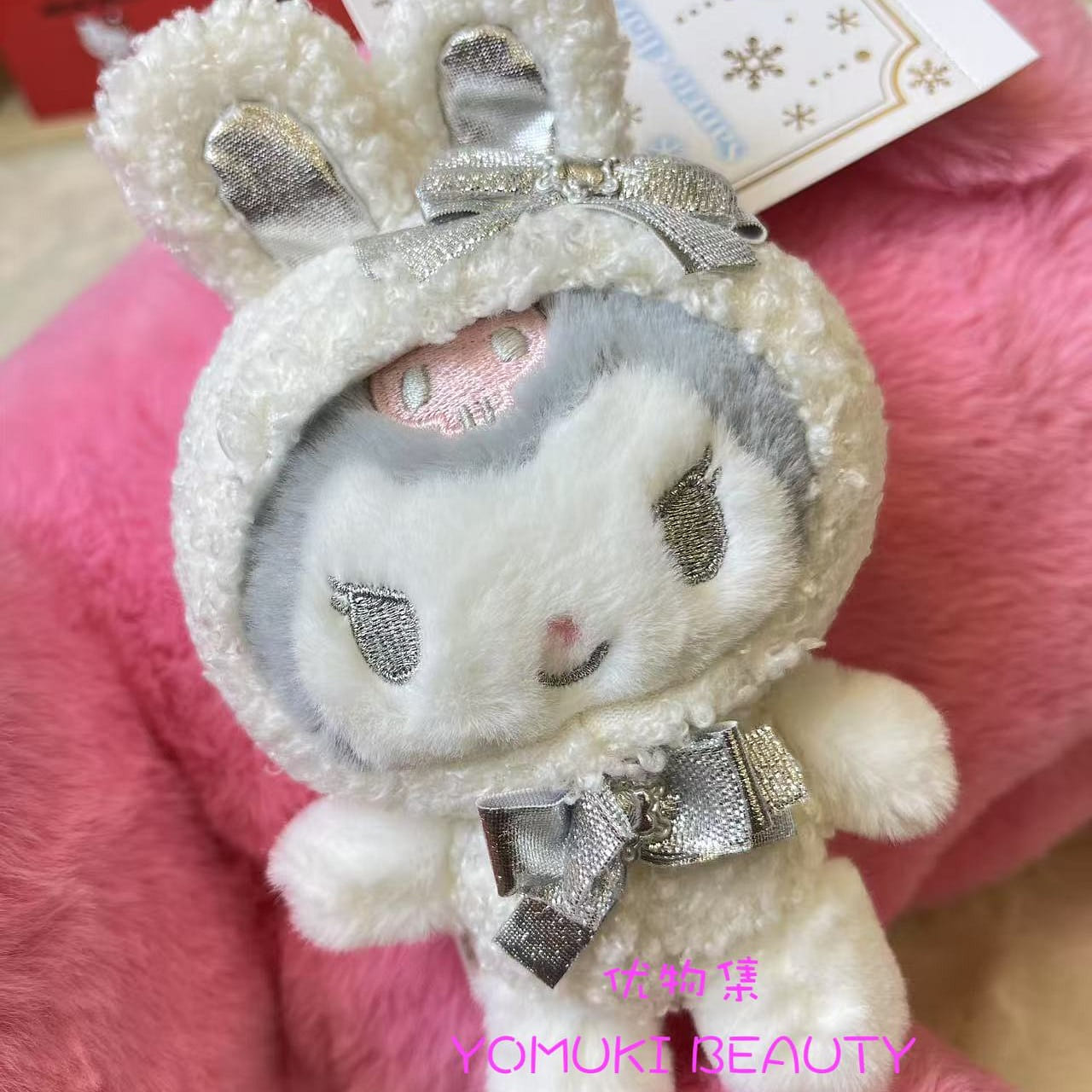 Sanrio Kuromi Plush Pendant-Snow 1 each