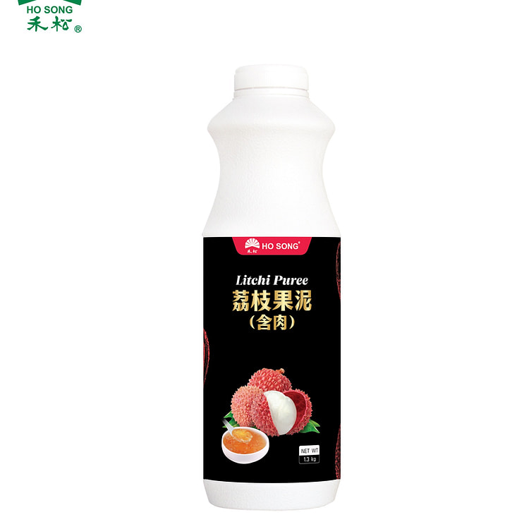 Premium Lychee Fruit Puree Syrup l Fruit Tea Base 2.86 lb