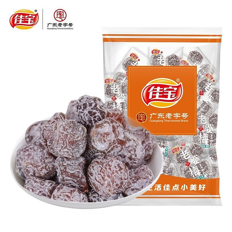 佳宝老婆梅李子干九制梅干梅子休闲零食蜜饯果脯话梅干 500 克