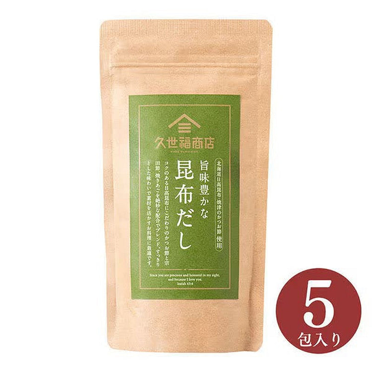 Kuze Fuku Shoten Konbu Dashi 40g (5 pkts) 1 each