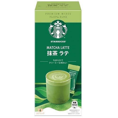星巴克 抹茶拿铁即溶冲饮棒