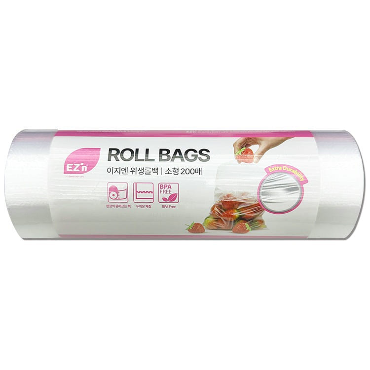 [EZ’n] Food Roll Bags 6.7 x 9.8 in 200 sheets – S 1 each
