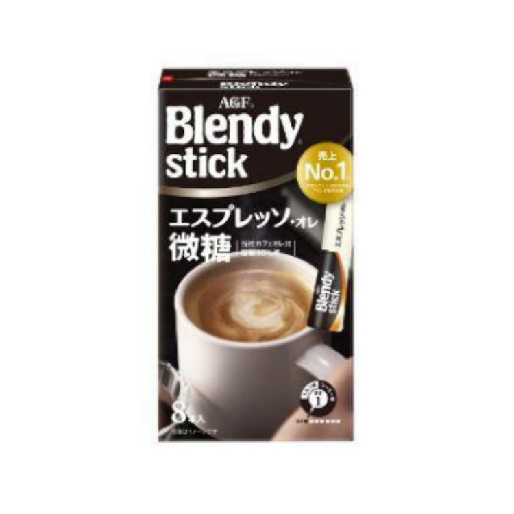 AGF Blendy 微糖微奶 咖啡 棒状 8枚