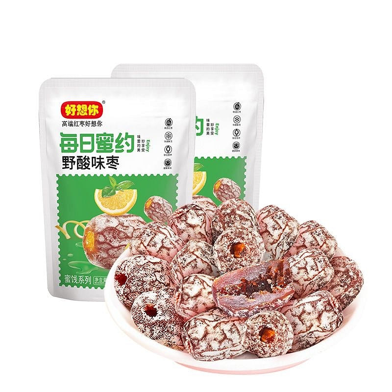L miss you wild sour flavor jujubes 80g * 1 bag. 80 g
