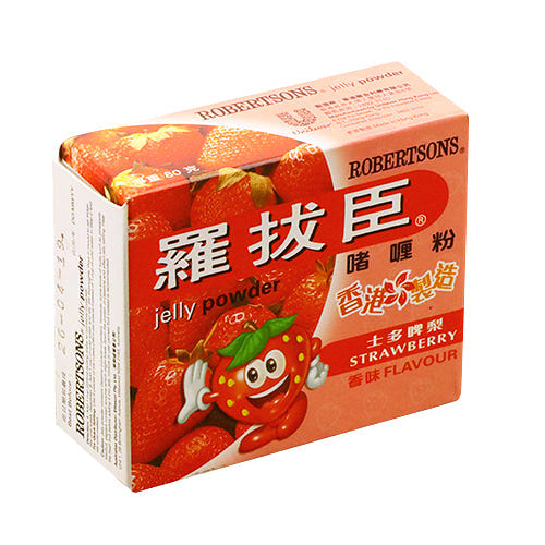 ROBERTSON Jelly Powder Strawberry Flv 80g 1 each