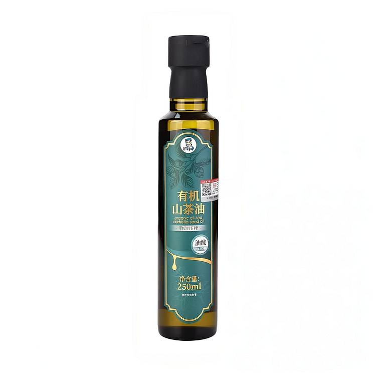 有机山茶油250ml低温一级冷榨纯野山茶籽油 1瓶 250 毫升