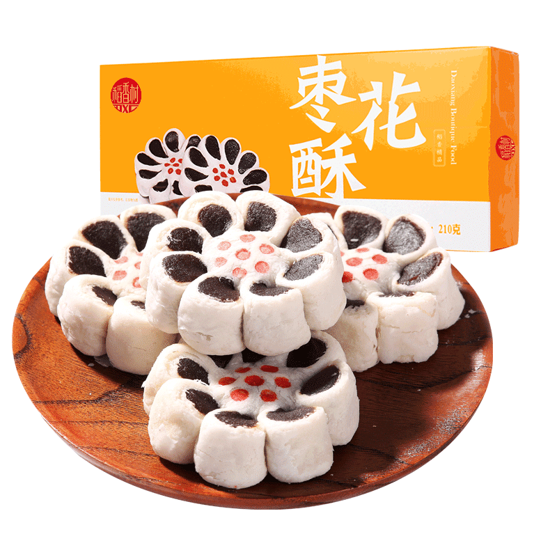 Daoxiang village jujube flower crisp jujube paste cake 210 그램